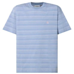 Discount CARHARTT WIP Brodine Striped Logo T-Shirt