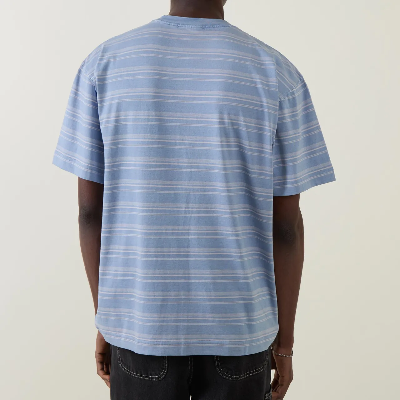 Discount CARHARTT WIP Brodine Striped Logo T-Shirt