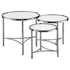 Outlet MINDY BROWNES Brookville Round Mirror Table Three-Piece Set