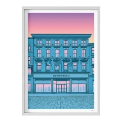 Clearance JANDO Brown Thomas 175th Anniversary Framed Storefront Print