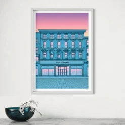 Clearance JANDO Brown Thomas 175th Anniversary Framed Storefront Print