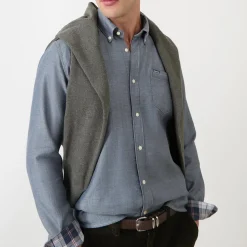Buckley Logo Herringbone Shirt