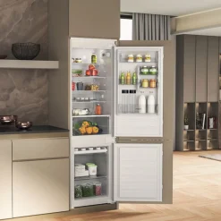 Online WHIRLPOOL Built-In 55cm 273L 70-30 Fridge Freezer with Stop Front Technology