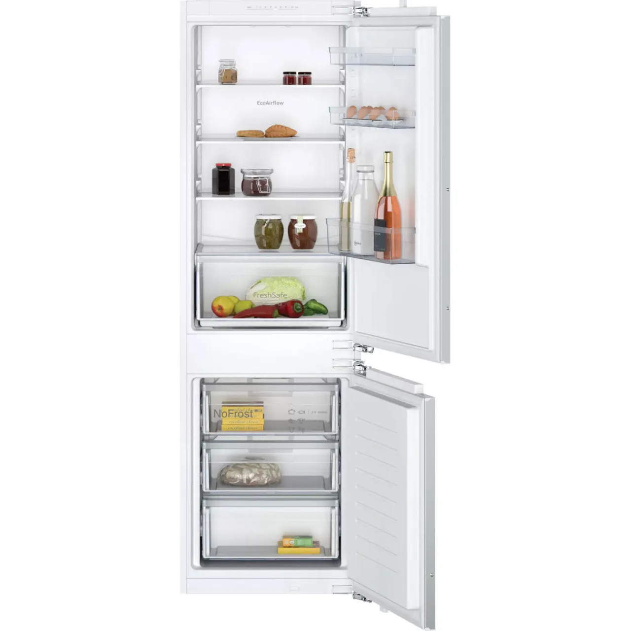 Discount NEFF Built-in Fridge-Freezer with Freezer at Bottom