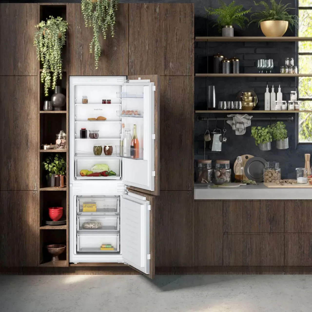 Discount NEFF Built-in Fridge-Freezer with Freezer at Bottom