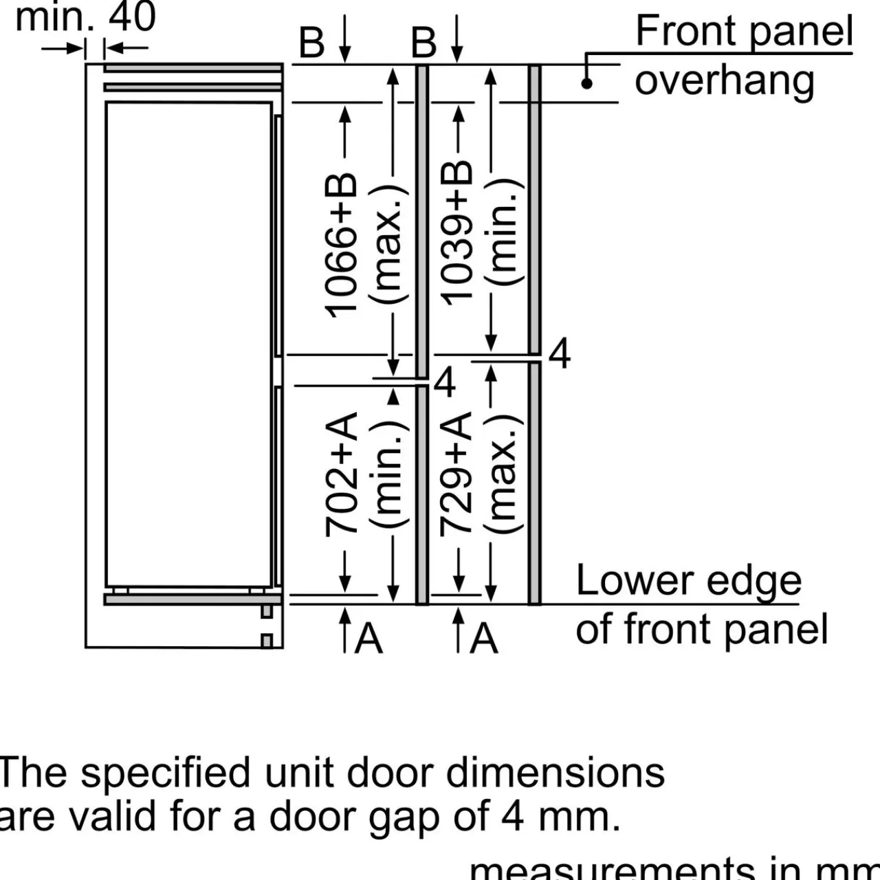 Discount NEFF Built-in Fridge-Freezer with Freezer at Bottom