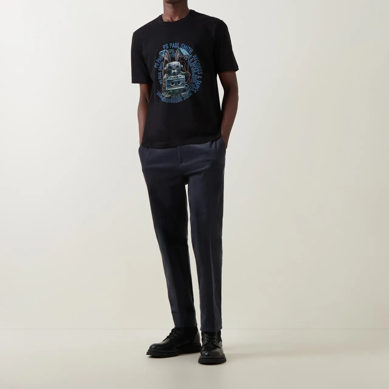 Sale PS PAUL SMITH Bunny Cassette Logo T-Shirt