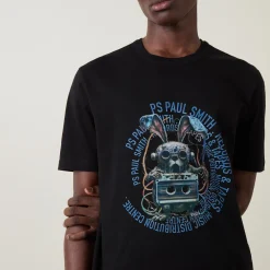 Sale PS PAUL SMITH Bunny Cassette Logo T-Shirt