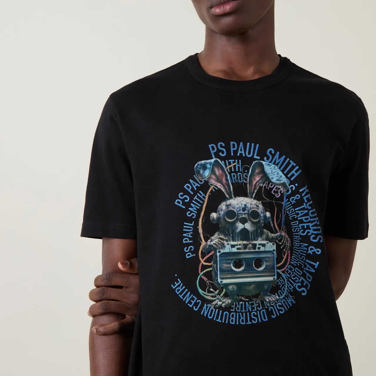 Sale PS PAUL SMITH Bunny Cassette Logo T-Shirt