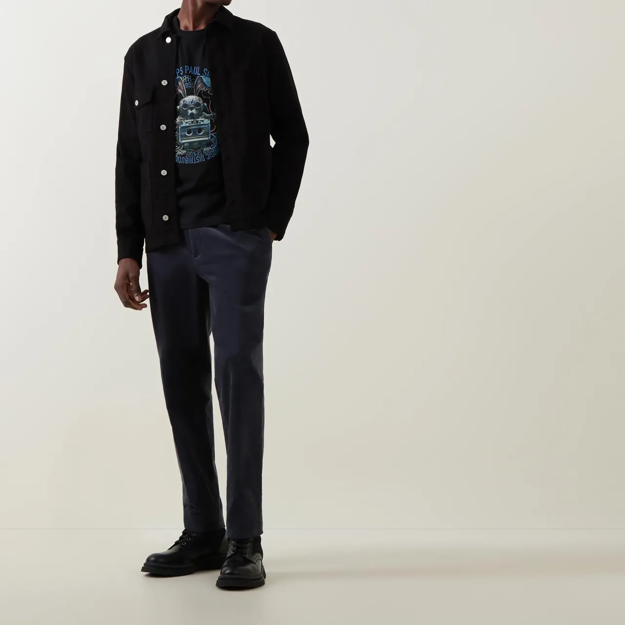 Sale PS PAUL SMITH Bunny Cassette Logo T-Shirt