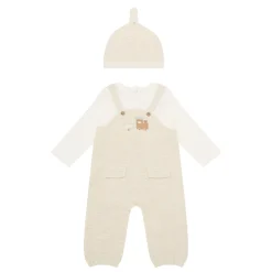 Bunny Dungarees & Hat Two-Piece Set