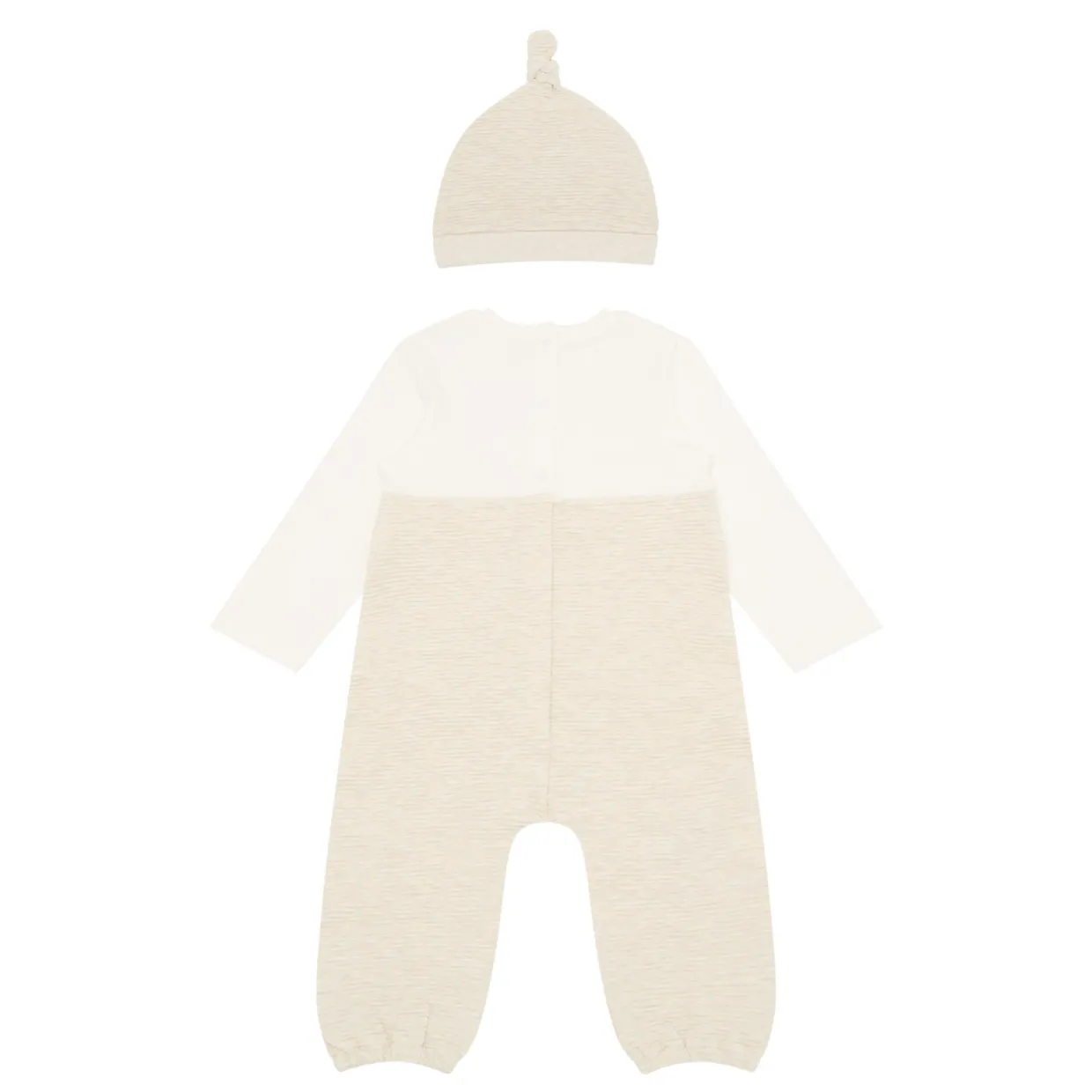 Bunny Dungarees & Hat Two-Piece Set