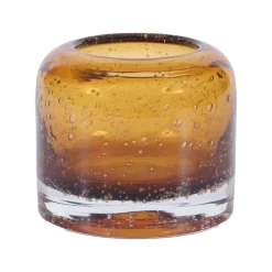 Burnt Orange Small Candle Holder