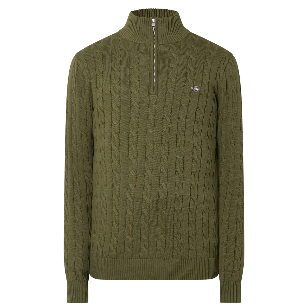 Discount GANT Cable Half-Zip Sweater