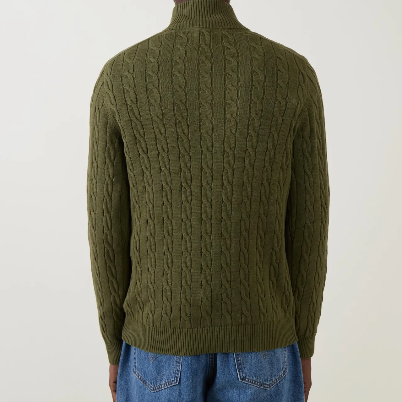 Discount GANT Cable Half-Zip Sweater