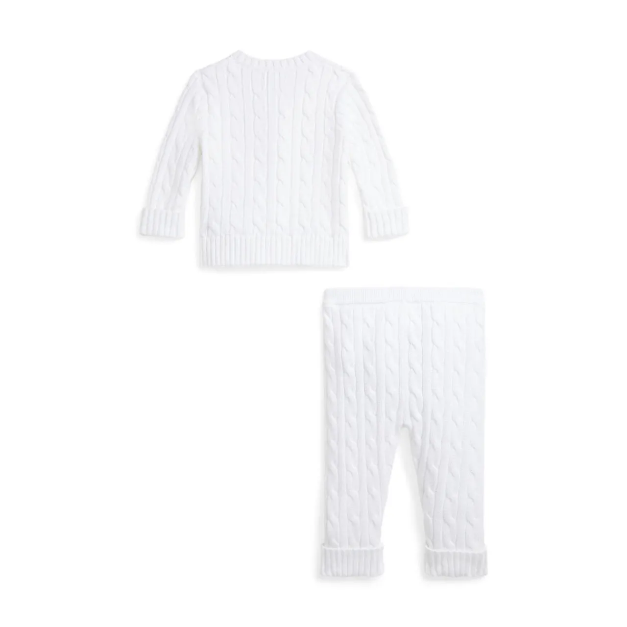 Outlet POLO RALPH LAUREN Cable-Knit Two-Piece Set 1-18 Months