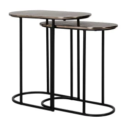 Outlet CASEYS FURNITURE Caiden Set of Two Side Tables