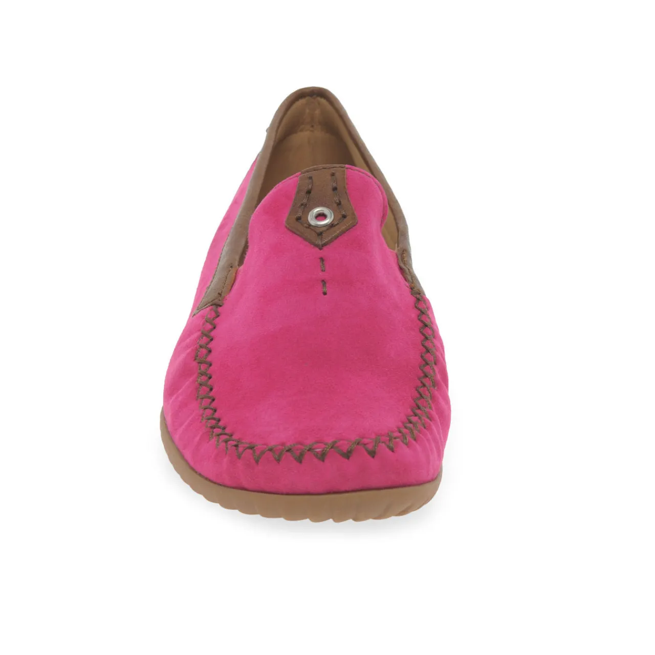 Hot GABOR California Stitch-Detail Moccasins