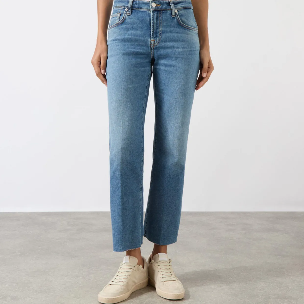 Callie Straight Leg Ankle Jeans