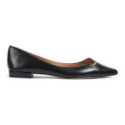Cally Metal Nugget Leather Flats