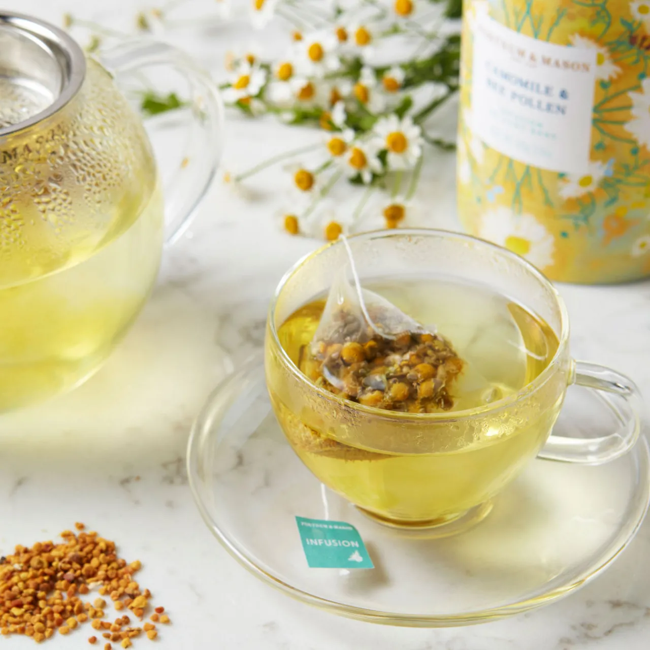 Outlet FORTNUM & MASON Camomile & Bee Pollen Infusion - 30 Silky Bags 60g