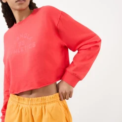 Campus Logo Cropped Sweatshirt