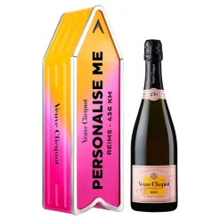 Fashion VEUVE CLICQUOT Capsule Collection Brut Rosé in Pink Arrow Tin