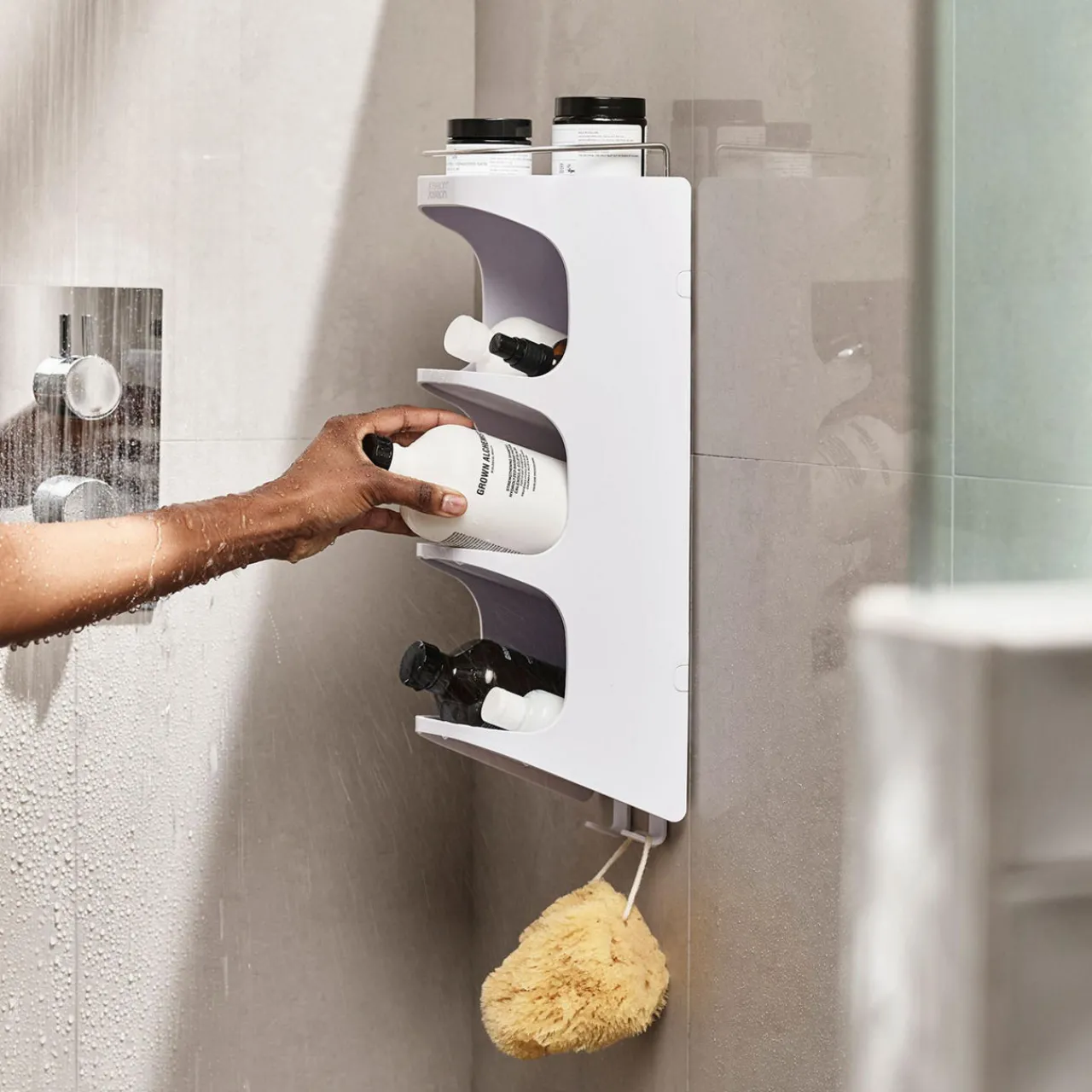 Clearance JOSEPH JOSEPH Capsule™ Compact Four-tier Shower Shelf