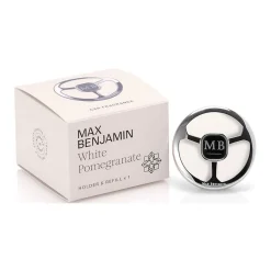 Clearance MAX BENJAMIN Car Fragrance Dispenser - White Pomegranete
