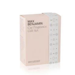 New MAX BENJAMIN Car Fragrance Four-Piece Gift Set - White Pomegranate, French Linen Water