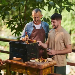 Clearance TRAMONTINA Carbon Steel Flat-Packed Portable BBQ Grill