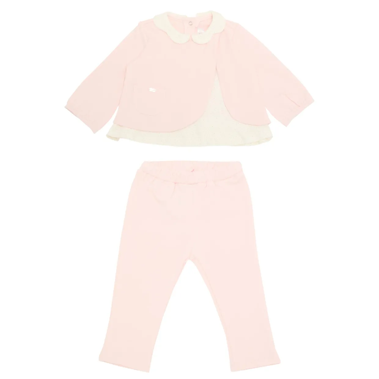 Cardigan & Bottoms Two-Piece Set