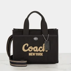 Hot COACH Cargo 26 Canvas Logo Tote Bag