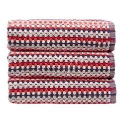 Outlet CHRISTY Carnaby Stripe Towel Berry