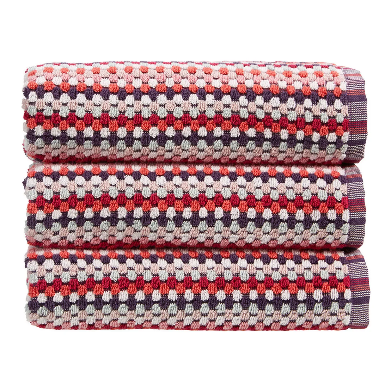 Outlet CHRISTY Carnaby Stripe Towel Berry