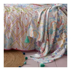 Casablanca Patterned Paisley Throw Multi