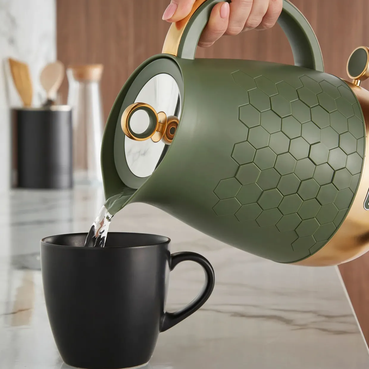 Cassini 1.7L Jug Kettle Olivine