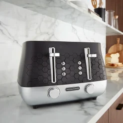 Outlet MORPHY RICHARDS Cassini 4-Slice Toaster Moonless Night