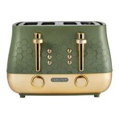 Outlet MORPHY RICHARDS Cassini 4-Slice Toaster Olivine