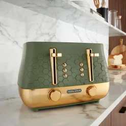 Outlet MORPHY RICHARDS Cassini 4-Slice Toaster Olivine