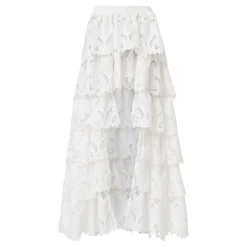 Clearance ALLSAINTS Cavarly Tiered Broderie Anglaise Skirt