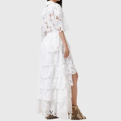 Clearance ALLSAINTS Cavarly Tiered Broderie Anglaise Skirt