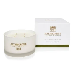 Best RATHBORNES 1488 Cedar, Cloves and Ambergris Luxury Candle