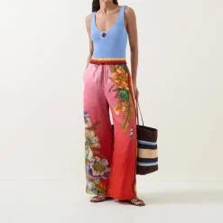 New HUNZA G Celine Tonal-Ring One-Piece Swimsuit