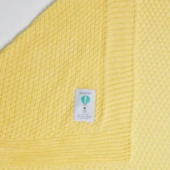 Fashion FOXFORD Cellular Cotton Baby Blanket Yellow