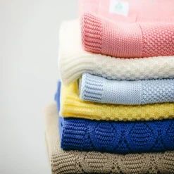 Hot FOXFORD Cellular Cotton Baby Blanket Beige