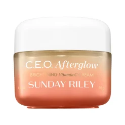 Hot SUNDAY RILEY CEO Afterglow Brightening Vitamin C Moisturizer
