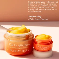 Hot SUNDAY RILEY CEO Afterglow Brightening Vitamin C Moisturizer