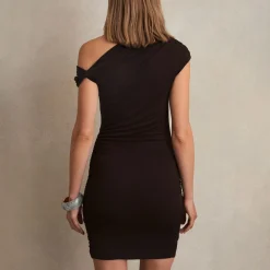 Ceres Ruched Off The Shoulder Mini Dress