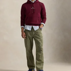 Chain Stitch Logo Drawstring Hoodie